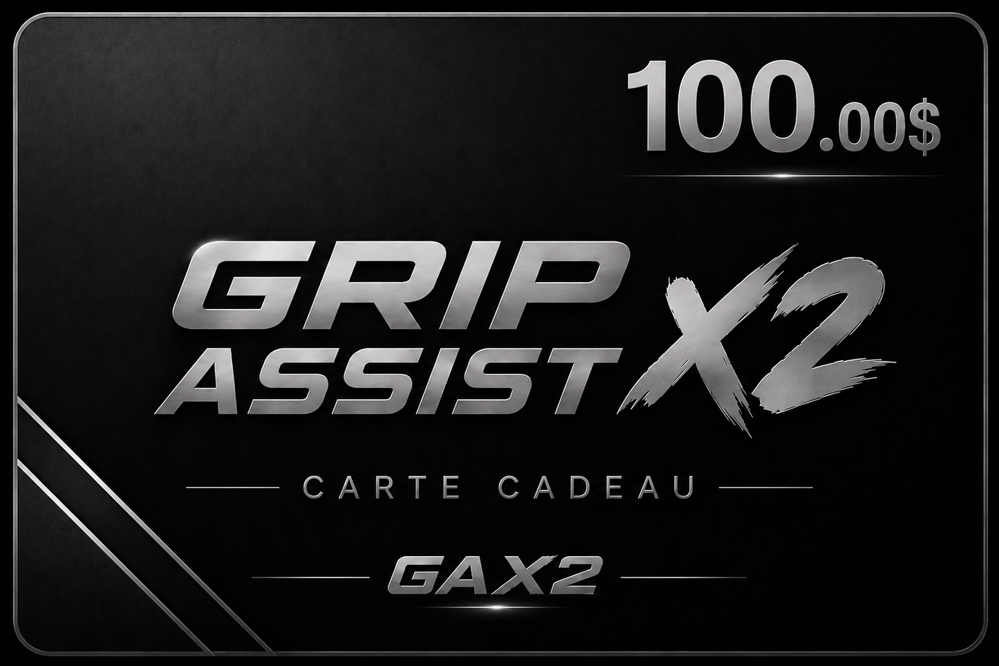 Carte cadeau 25.00$ à 100.00$