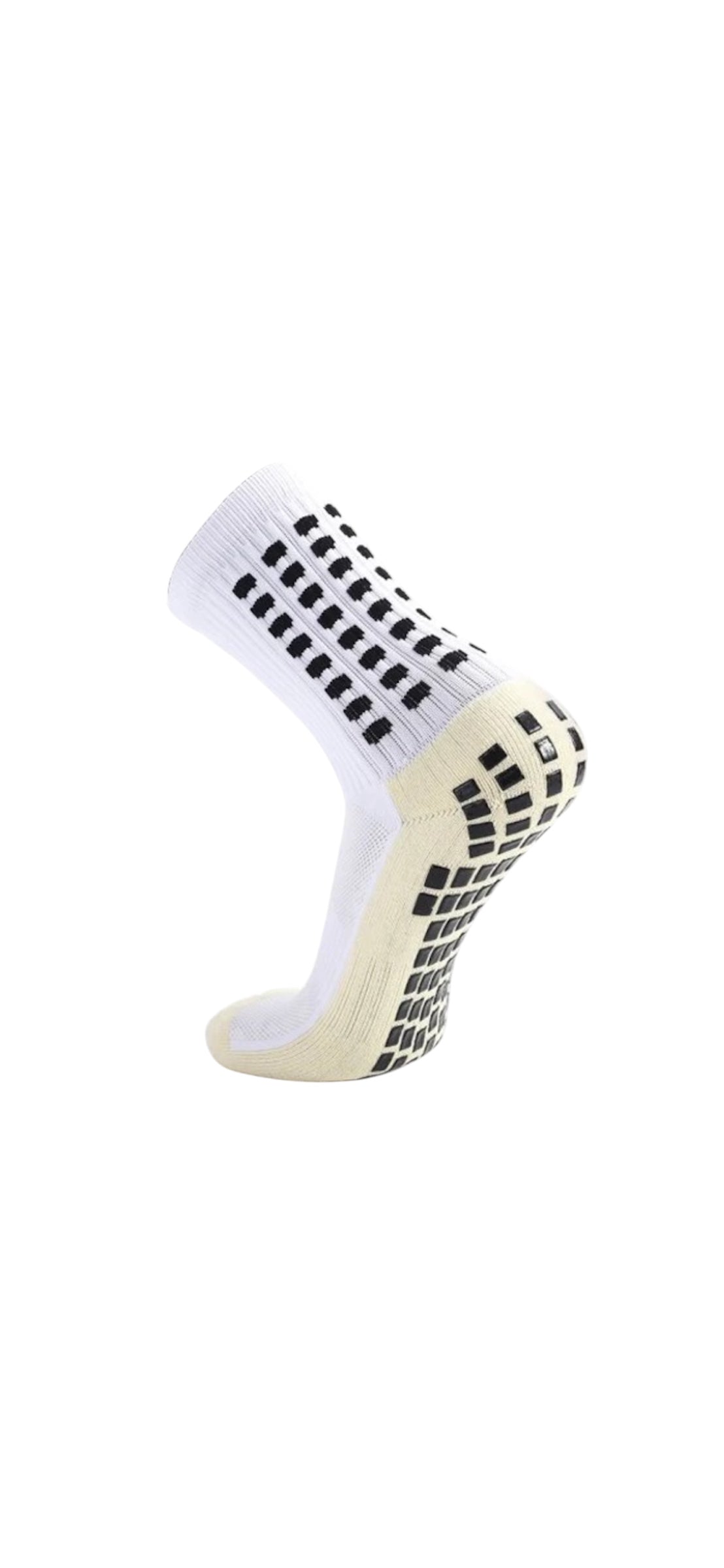Grip Socks - White Soccer Non-Slip Socks