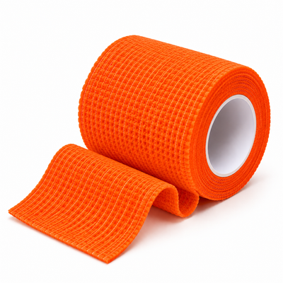Rouleau de bande cohésive sportive orange