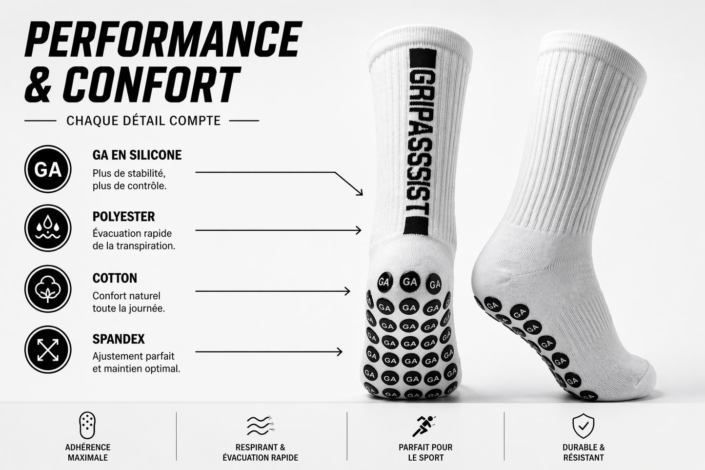 Grip Assist Anti-Slip Socks