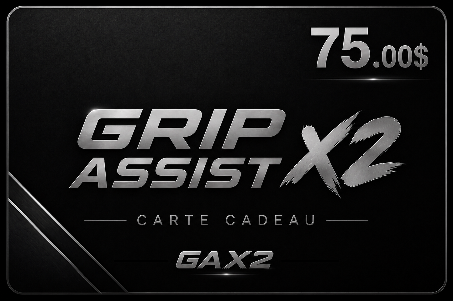 Carte cadeau 25.00$ à 100.00$