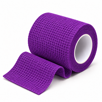 Rouleau de bande cohésive sportive mauve