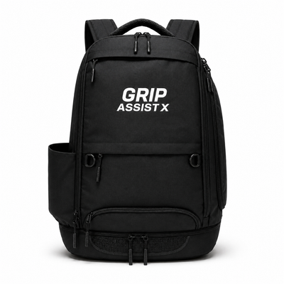 Sac à dos de sport noir Grip Assist, vue de face