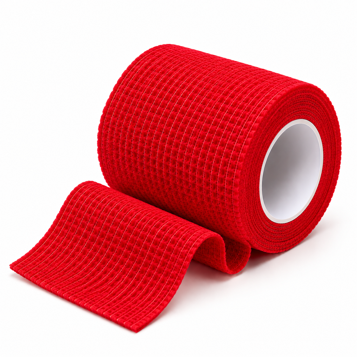 Rouleau de bande cohésive sportive rouge