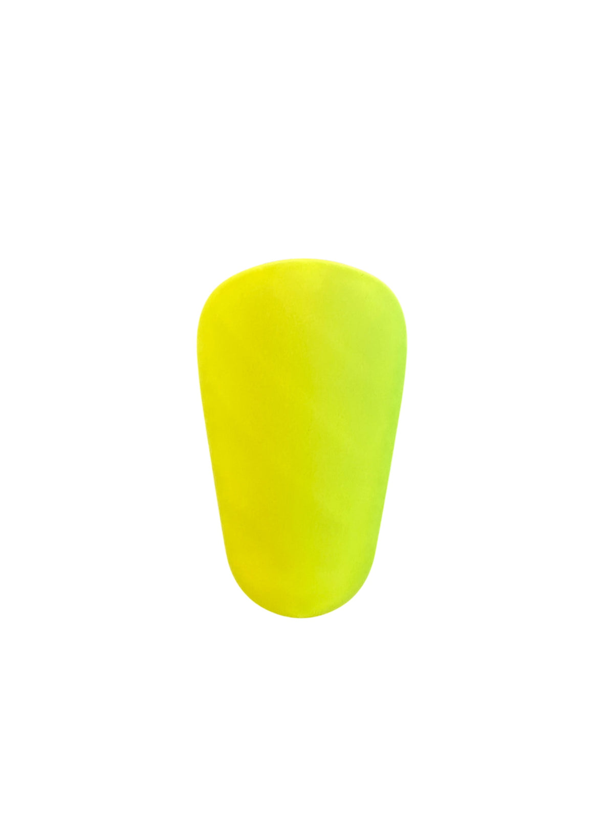 Mini protège-tibias jaune fluo