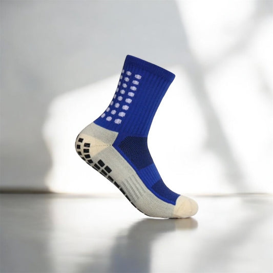 Bas Chausettes Grip Socks Bleu